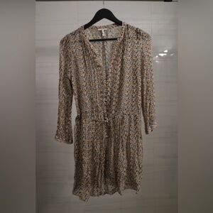 Joie Womens Women's Xylasnake Texture Printed Crinkle Georgette